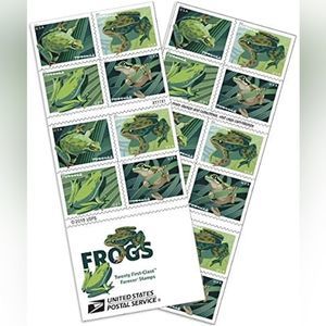 100‎ Frogs 2019 Forever Postage Stamps US Postal USPS Wedding Amphibians Mail